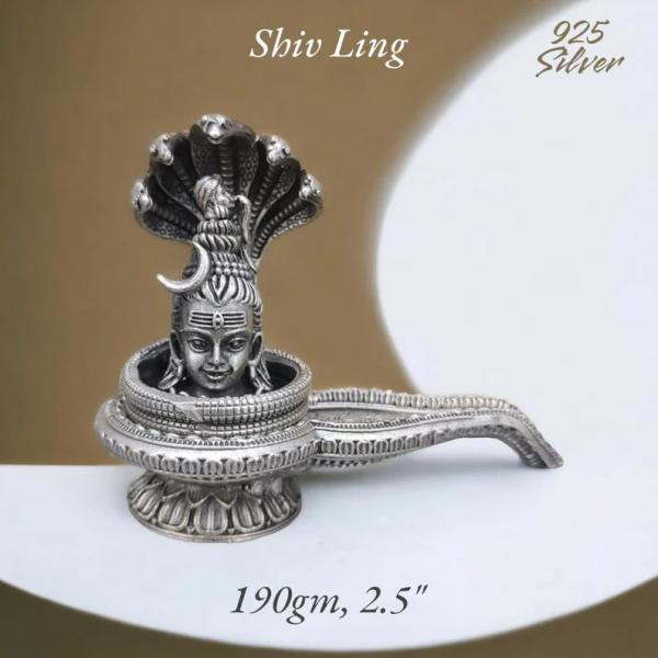 Shivling In Pure 925 Silver (3)