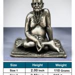Swami Samarth Idol In Pure 925 Silver