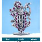 Shrinathji Idol In Pure 925 Silver