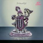 Shrinathji Idol In Pure 925 Silver-(1)