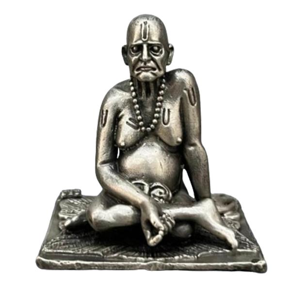 Swami Samarth Idol In Pure 925 Silver