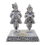 Vitthal Rukmani Idol In Pure 925 Silver
